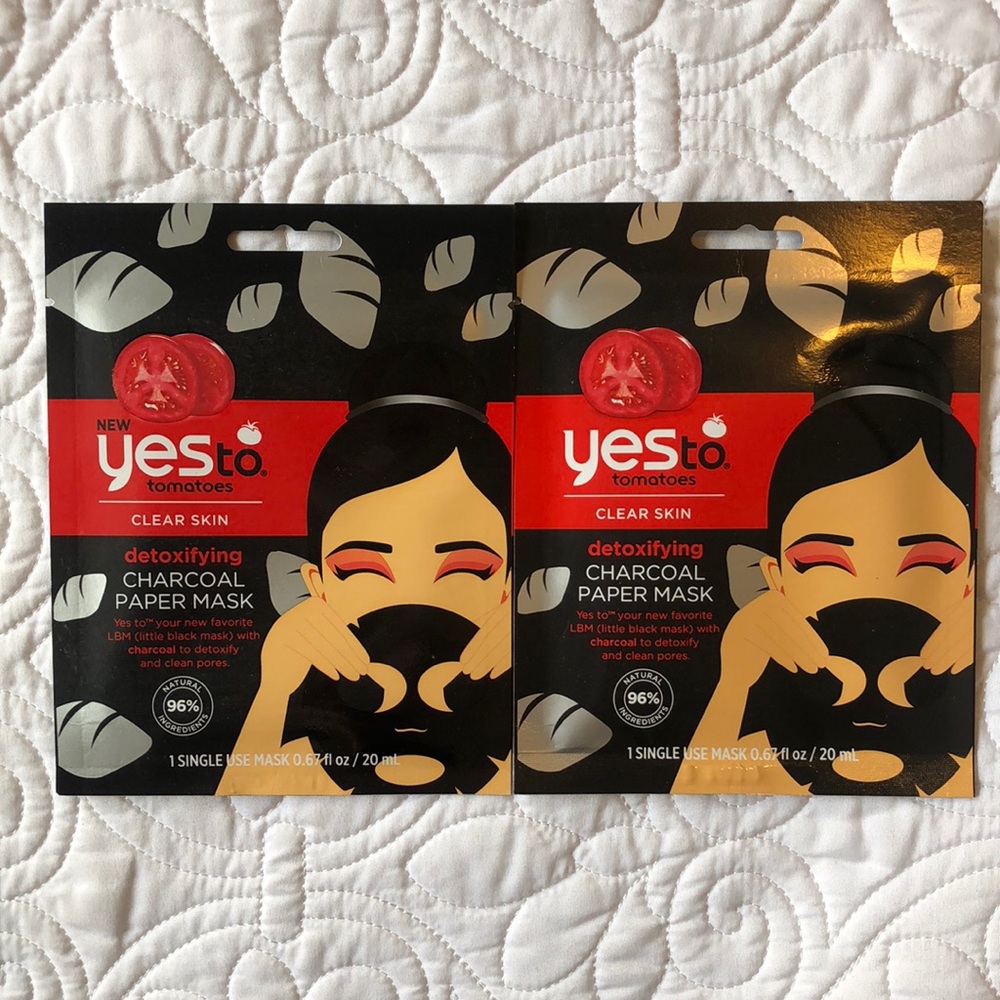 Yes To Tomatoes Charcoal Face Masks
